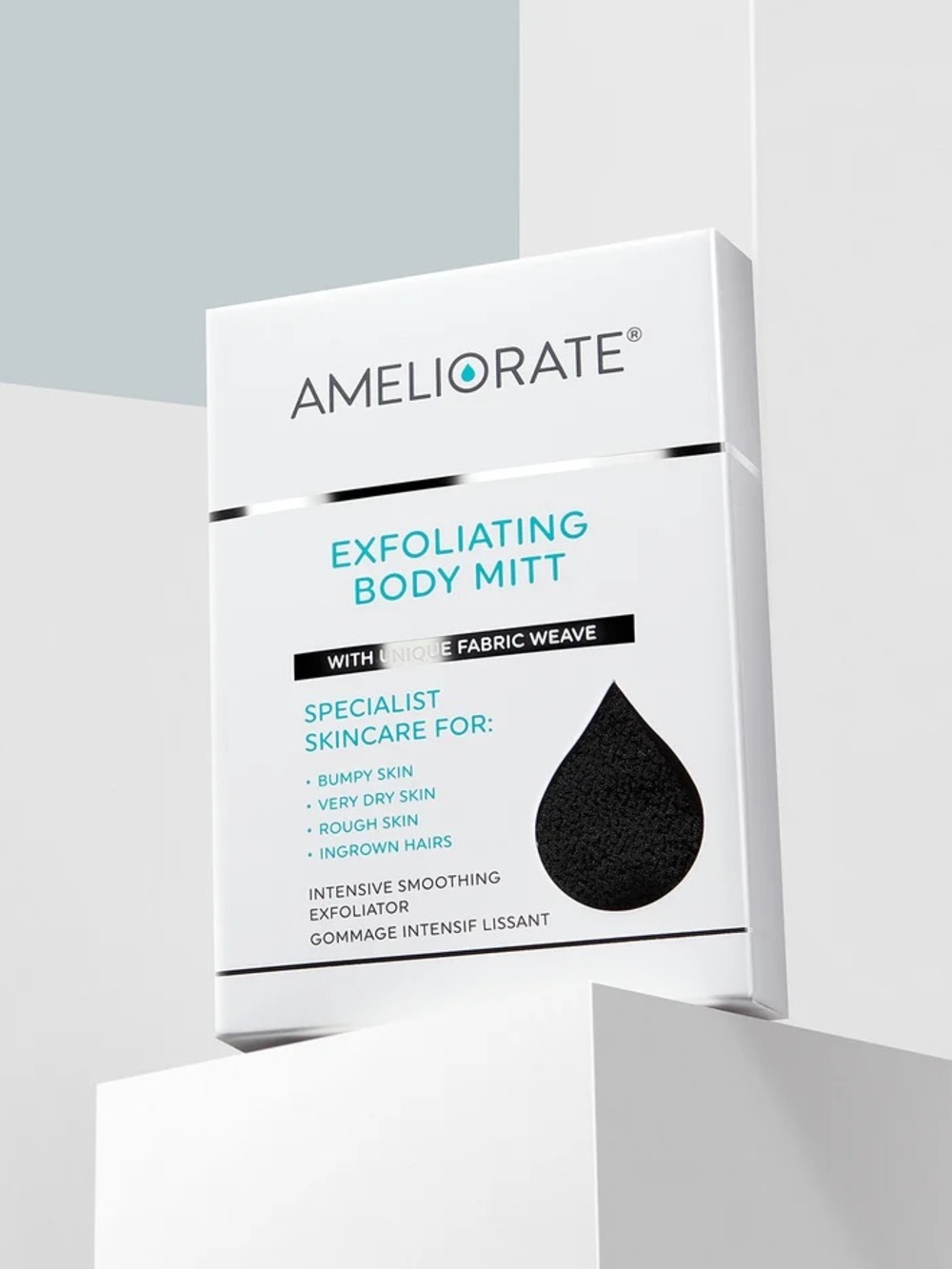 Exfoliating Body Mitt - Black